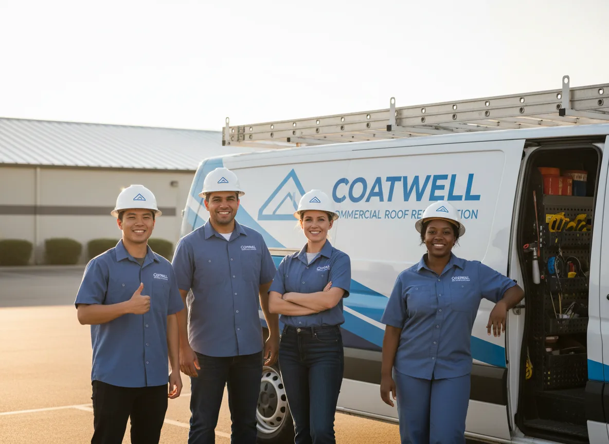 Commercial roof coating company in Prentice, WI